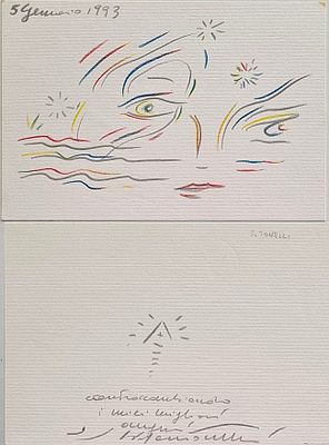 TONELLI STEFANO Montescudaio 1957 "Senza titolo" - TONELLI STEFANO Montescudaio 1957 