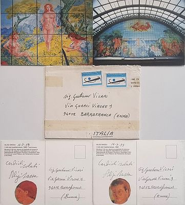 SASSU ALIGI Milano 1912 - Spagna 2000 "Senza titolo" - SASSU ALIGI Milano 1912 - Spagna 