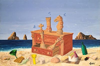 APHEL FABIO Cavalese (TN) 1957 "Scacchi mobili" - APHEL FABIO Cavalese (TN) 1957 