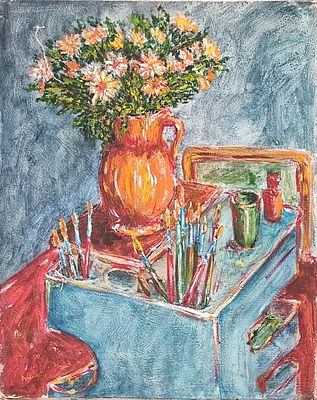 ANDRIUOLI MIMMO Pietrapertosa 1946 "Senza titolo" - ANDRIUOLI MIMMO Pietrapertosa 1946 