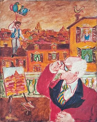 ANDRIUOLI MIMMO Pietrapertosa 1946 "Senza titolo" - ANDRIUOLI MIMMO Pietrapertosa 1946 