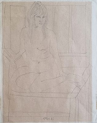 ATTARDI UGO Sori 1923 - Roma 2006 "Senza titolo" - ATTARDI UGO Sori 1923 - Roma 2006 