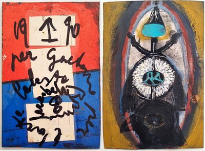 CECCOBELLI BRUNO Perugia 1952 "Senza titolo" - CECCOBELLI BRUNO Perugia 1952 "Senza 