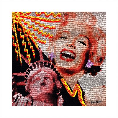 MURGIA MARIA Sassari 1935 "Serie Pop Art: Marilyn Monroe" - MURGIA MARIA Sassari 1935 