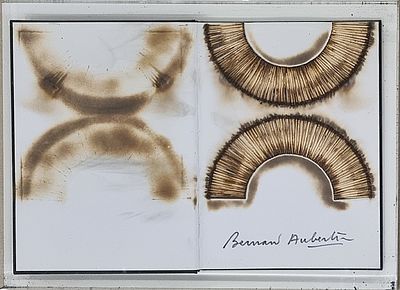 AUBERTIN BERNARD Francia 1934 - Germania 2015 "Libro bruciato Rosenberg" - AUBERTIN 