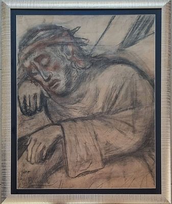 CASCELLA BASILIO Pescara 1860 - Roma 1950 "Cristo" - CASCELLA BASILIO Pescara 1860 - 