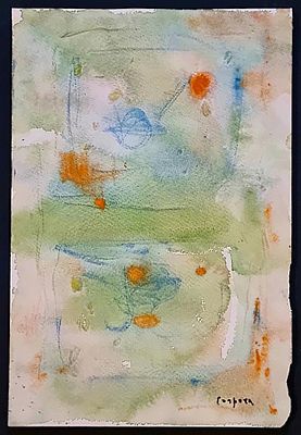 CORPORA ANTONIO Tunisi 1909 - Roma 2004 "Senza titolo" - CORPORA ANTONIO Tunisi 1909 - 