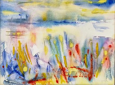 CORPORA ANTONIO Tunisi 1909 - Roma 2004 "Senza titolo" - CORPORA ANTONIO Tunisi 1909 - 