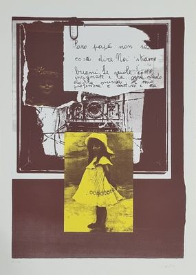 GELLI FRANCO Parabita 1930 - 1997 "Senza titolo" - GELLI FRANCO Parabita 1930 - 1997 