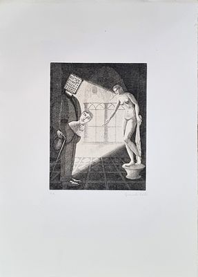 OCELLO GIANCARLO Roma XX sec. "Senza titolo" - OCELLO GIANCARLO Roma XX sec. "Senza 