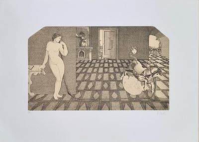 OCELLO GIANCARLO Roma XX sec. "Senza titolo" - OCELLO GIANCARLO Roma XX sec. "Senza 