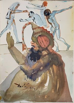 DALI' SALVADOR Spagna 1904 - 1989 "Biblia Sacra - Vulgatae Editionis" - DALI' SALVADOR 