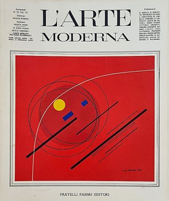 ARTISTI VARI "Catalogo" "L'arte moderna - settimanale n. 52 Vol. VI" catalogo di pagg. 40 