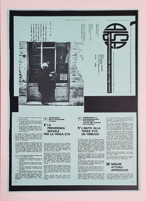 GELLI FRANCO Parabita 1930 - 1997 "Senza titolo" Serigrafia su cartoncino cm 50x70. Firmata a 