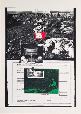 GELLI FRANCO Parabita 1930 - 1997 "Senza titolo" Serigrafia su cartoncino cm 50x70. Firmata a 