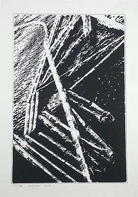 SARENCO - ISAIA MABELLINI Vobarno 1945 - Sal&ograve; 2017 "Selected graphics" Serigrafia cm 35x50 
