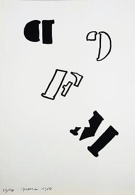 SARENCO - ISAIA MABELLINI Vobarno 1945 - Sal&ograve; 2017 "Selected graphics" Serigrafia cm 35x50 