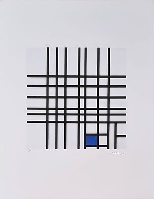 MONDRIAN PIET Paesi Bassi 1872 - New York 1944 "Senza titolo" - MONDRIAN PIET Paesi 