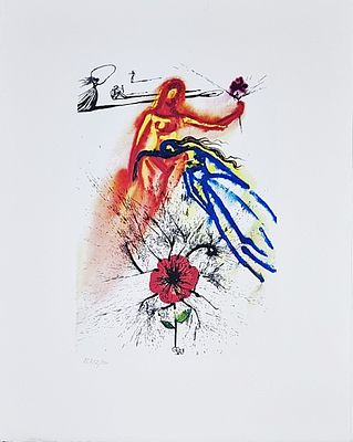 DALI' SALVADOR Spagna 1904 - 1989 "Senza titolo" - DALI' SALVADOR Spagna 1904 - 1989 