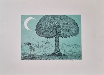 FICHERA GIANNI Catania 1925 "Albero degli elfi" - FICHERA GIANNI Catania 1925 "Albero 