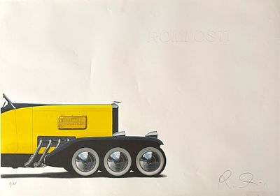 OSTI ROMI Rovigo 1956 "Senza titolo" - OSTI ROMI Rovigo 1956 "Senza titolo" Serigrafia 