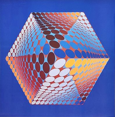 VASARELY VICTOR Ungheria 1906 - Parigi 1997 "Tupa-3" - VASARELY VICTOR Ungheria 1906 - 