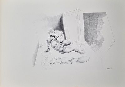 ATTARDI UGO Sori 1923 - Roma 2006 "Nessuna voce risuona" - ATTARDI UGO Sori 1923 - Roma 