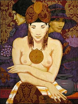 CIVITARESE GOFFREDO Chieti 1936 - Pescara 2016 "Figure con natura morta" - CIVITARESE 