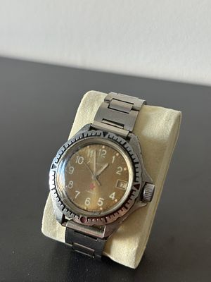 Soviet mechanical watch, not tested for accuracy.