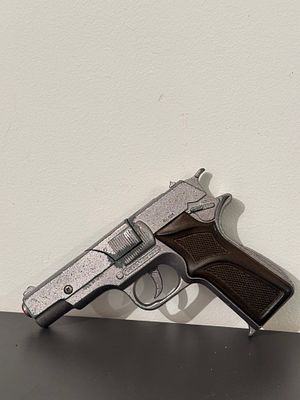 צעצוע וינטג. אקדח פיקות וינטג׳ עשוי מתכת תוצרת ספרד, GONHER.