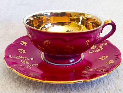 Porcelain coffee steamer. Germany, Oscar Schaller & Co. ספינת קפה פורצלן. גרמניה, אוסקר שאלר 