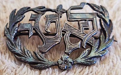 The brooch. 925 sterling silver. Israel. הסיכה. כסף סטרלינג 925. ישראל. אין נזק. אורך: 3.5 