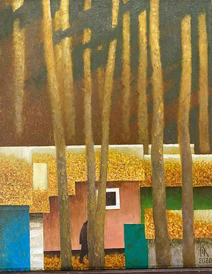 Гугкаев Ч. К. - Прогулка. холст, масло. Гугкаев Чермен Казбекович (1988 г. Владикавказ).
С 2003 по