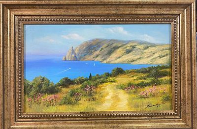 Капшанова Ф. - Крым. 2021. холст, масло. Капшанова Фарида. Закончила Оренбургское художественное 