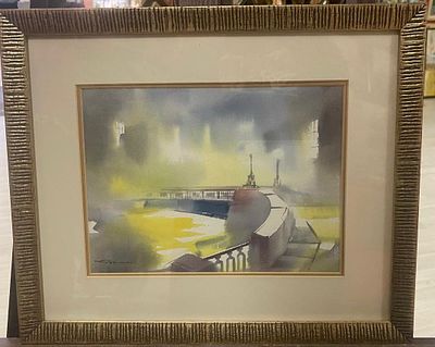 Кузема К.С. - Набережная реки Мойки. бумага, акварель. Кузема Константин Станиславович (р. 1962) 