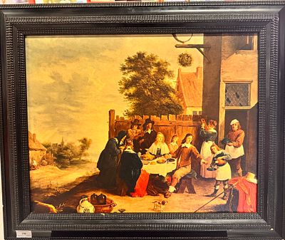 Возвращение блудного сына. Копия с работы Теньер Младшего (David Teniers Le Jeune (1610-1690)). 