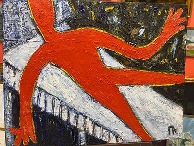 Пайлозян А.А. - Беспокойный сон. 2013. дерево, масло. Пайлозян Алина (р. 1992, Ереван). Окончила 