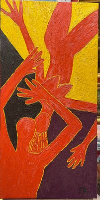 Пайлозян А.А. - На дно. холст, масло. Пайлозян Алина (р. 1992, Ереван). Окончила СПбГУ, факультет 