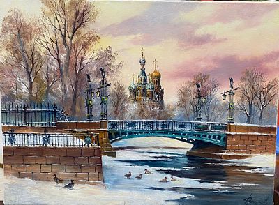 Фролов С.Е. - Спас на крови. холст, масло. Фролов Сергей Евгеньевич. Современный художник. 