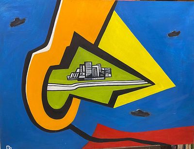 Пайлозян А.А. - Остров Русский. холст, масло. Пайлозян Алина (р. 1992, Ереван). Окончила СПбГУ 