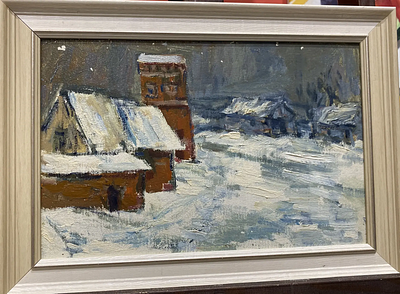 Ирха А.И. - Зима. картон, масло