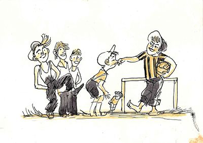 Скобелев Михаил Александрович (1930-2006). Денискины рассказы. (?) 1970-е. Бумага, тушь 