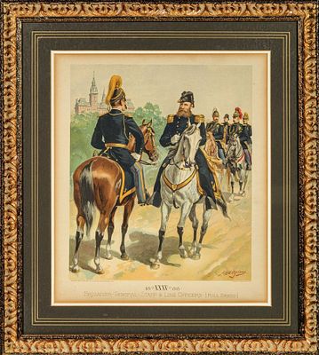 Генри (Гарри) Александр Огден (Henry (Harry) Alexander Ogden) (1856–1936). Генералы. Лист из 