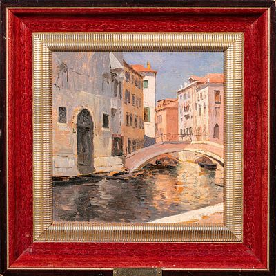 [Академик ИАХ] Егорнов Александр Семёнович (1858–1902 или 1903). Венеция. Конец XIX века. Дерево 