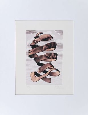 Мауриц Корнелис Эшер (Maurits Cornelis Escher) (1898-1972). Кожура. Середина ХХ века. Бумага 