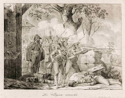 Годфруа Энгельманн (Godefroy Engelmann) (1788–1839). Вольтижеры. Около 1830. Бумага 