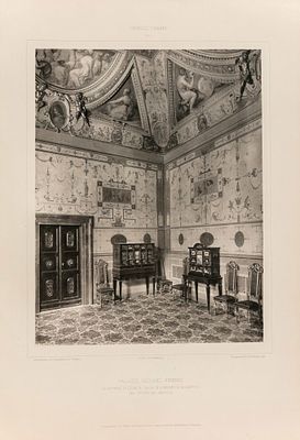 Лист из альбома "Архитектура Ренессанса в Тоскане." (Die Architektur der Renaissance in 