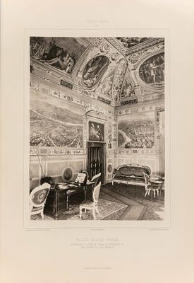 Лист из альбома "Архитектура Ренессанса в Тоскане." (Die Architektur der Renaissance in 