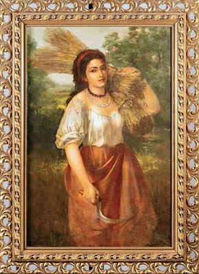 Транковский Алексей Иванович (1847 - около 1914). Жница. Конец XIX века. Холст, масло. 88 х 58 