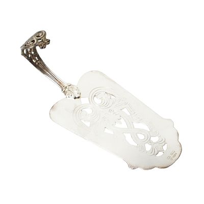 Argenterie Greggio - Spatolina da portata per pesce in argento 800 gr. 44 Marchio della 